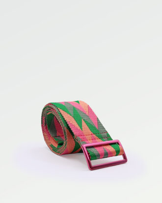 Cinturón Extra Mix Lover - Verde y Rosa