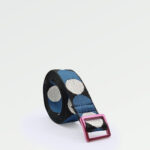 Cinturón Fino Retro Dots - Rosa y Azul