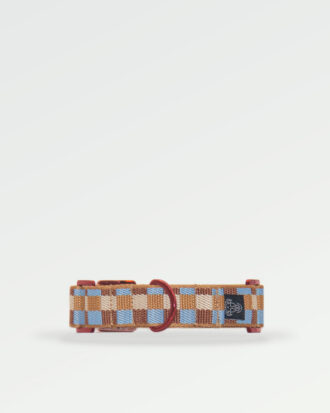 Fino Retro Squares - Marrón y Celeste