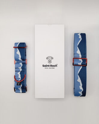 Pack Collar Ancho Horizonte - Azul y Celeste