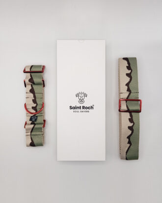 Pack Collar Ancho Horizonte - Verde y Beig
