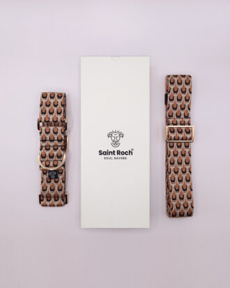 Pack Collar Ancho Love Addiction - Oro