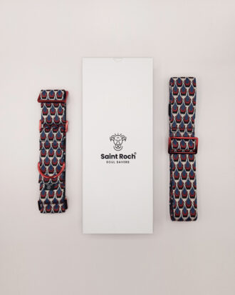 Pack Collar Ancho Love Addiction - Rojo y Azul