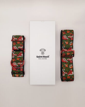 Pack Collar Extra Grandmas Garden - Rojo