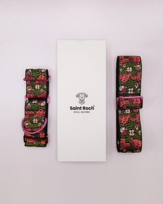 Pack Collar Extra Grandmas Garden - Rosa