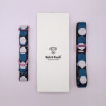Pack Collar Fino Retro Dots - Rosa y Azul